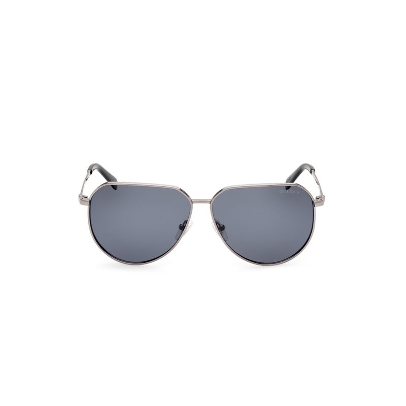 GUESS - Lentes de Sol Plateado Polarizados Guess