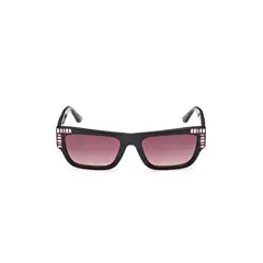 GUESS - Lentes de Sol Negro Brillante