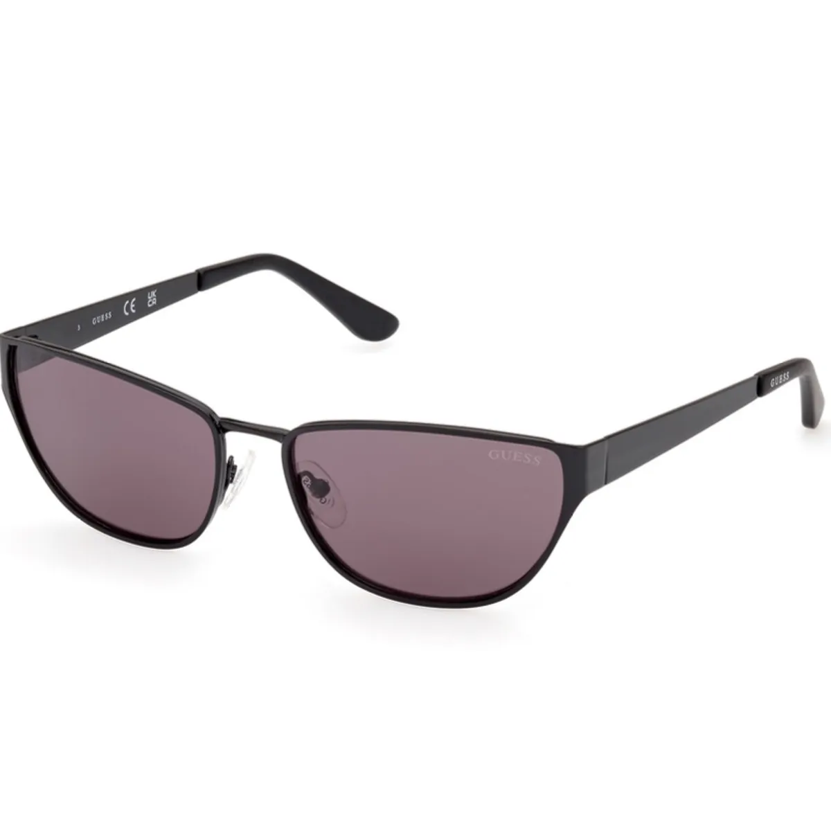GUESS - Lentes de Sol Negro Brillante Guess