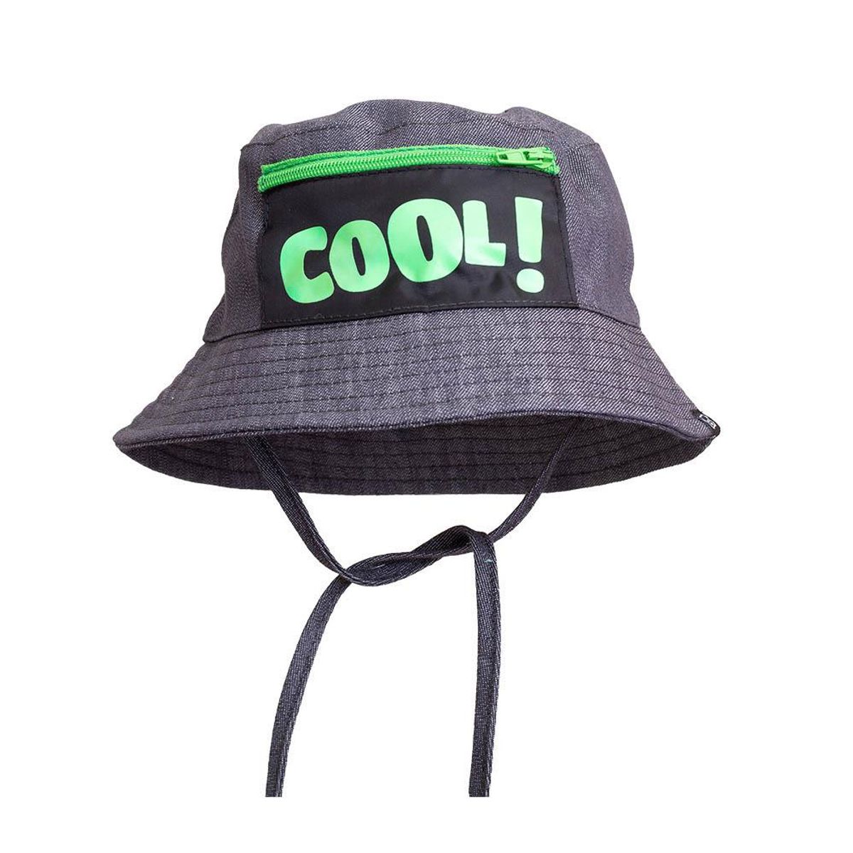 PILLIN - Gorro Con Bolsillo Y Cierre Niño Negro Pillín PILLIN