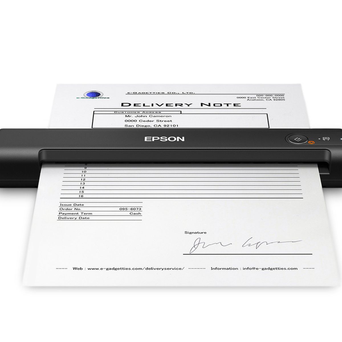 EPSON - Escáner Portátil Epson Documentos WorkForce ES-50 USB EPSON