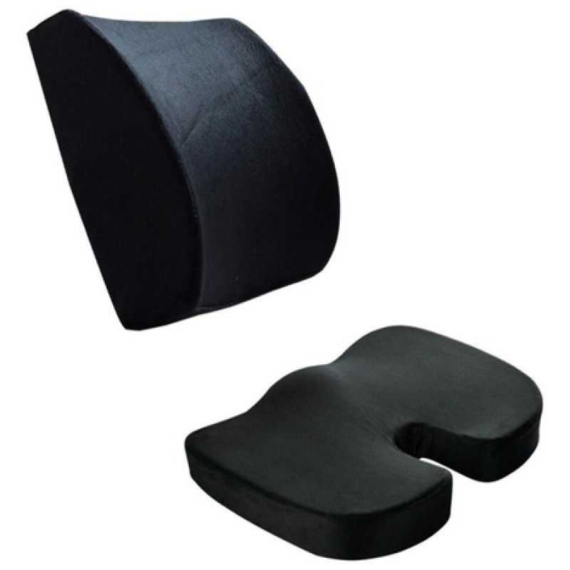GENERICO - Cojín Ortopédico De Silla Dolor Caderas Coxis Y Apoyo Lumbar