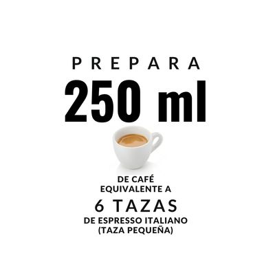 Imagen 2 del producto Cafetera Italiana Rainbow Celeste 6 Tazas 250ml