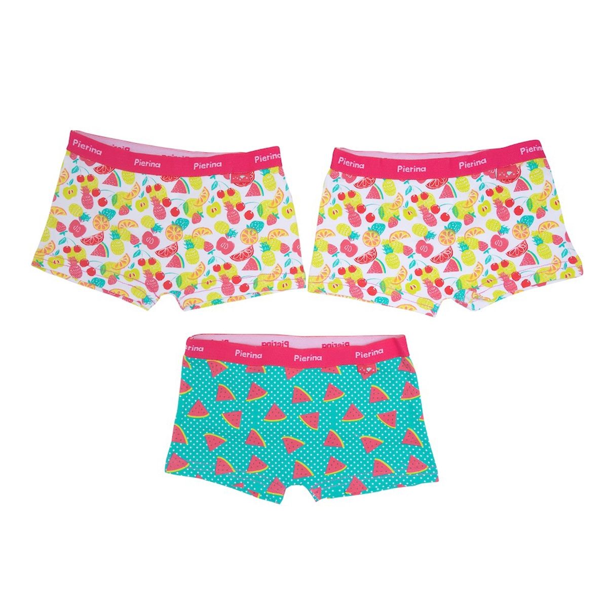 PILLIN - Pack 3 Pantaletas Algodón Verano Niña Multicolor PILLIN