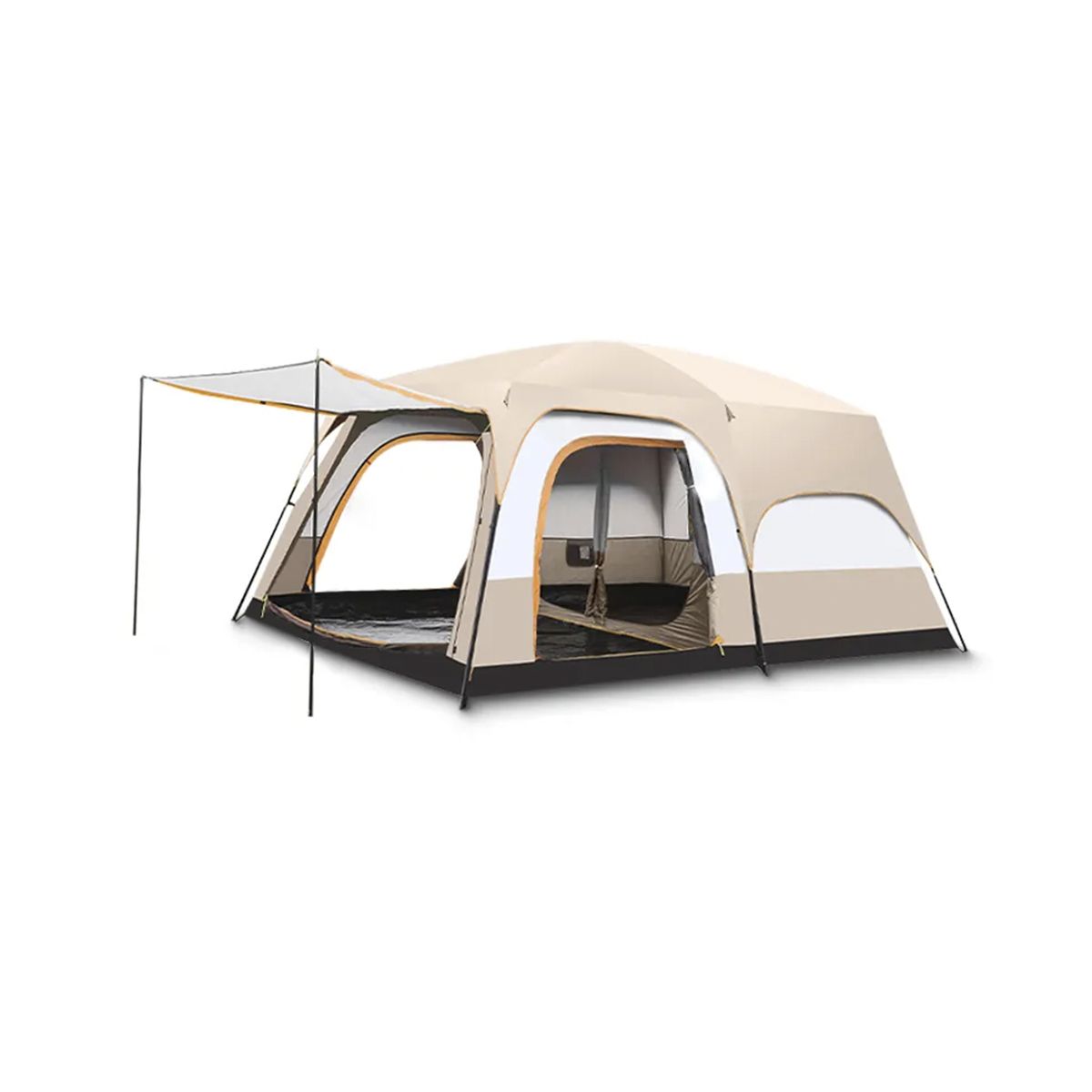 GENERICO - Carpa camping 12 personas impermeable Gris nube Bighouse