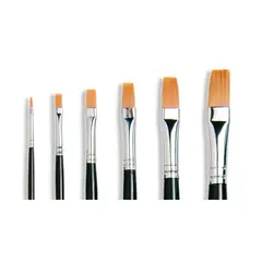 PROARTE - Pack 3 Pincel cerda Plano Número 2