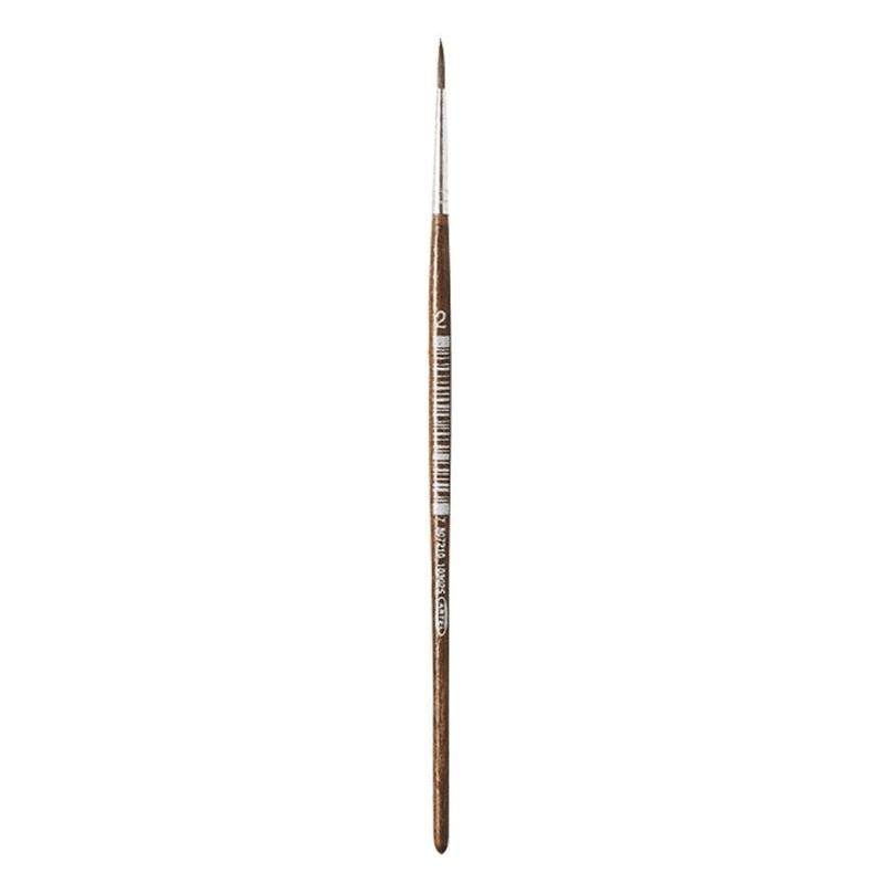 PROARTE - Pack 3  Pincelo escolar mango madera pelo camello número 2