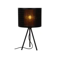 BOSCO - LAMPARA DE MESA TAGALOG NEGRO Ø26-1xE27 - Negro