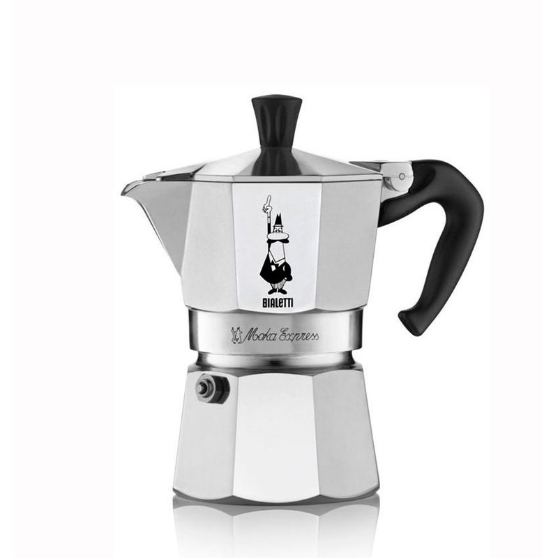 BIALETTI - Cafetera Moka Express 3 Tazas 130ml Bialetti