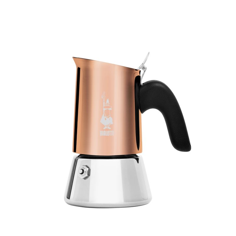 BIALETTI - Cafetera Italiana De Acero Venus 2 Tazas Cobre Bialetti