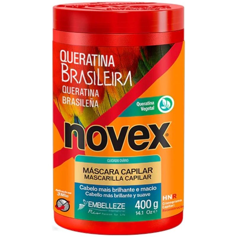 NOVEX - Crema De Tratamiento Keratina Brasileña Novex 400g