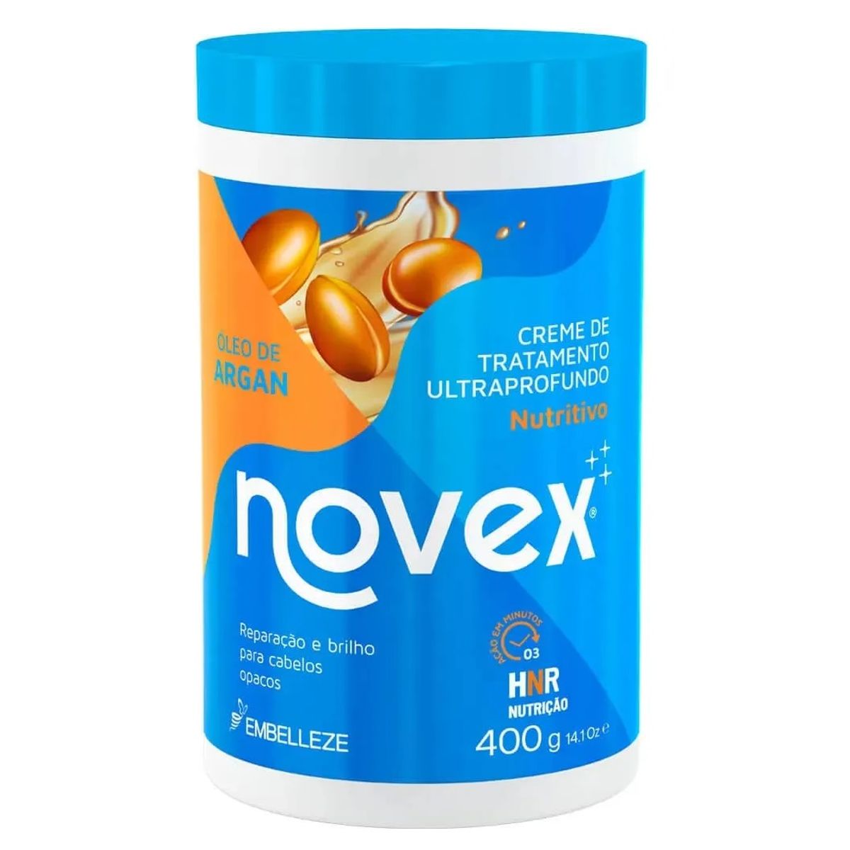 NOVEX - Crema De Tratamiento Oleo De Argán 400gr Novex