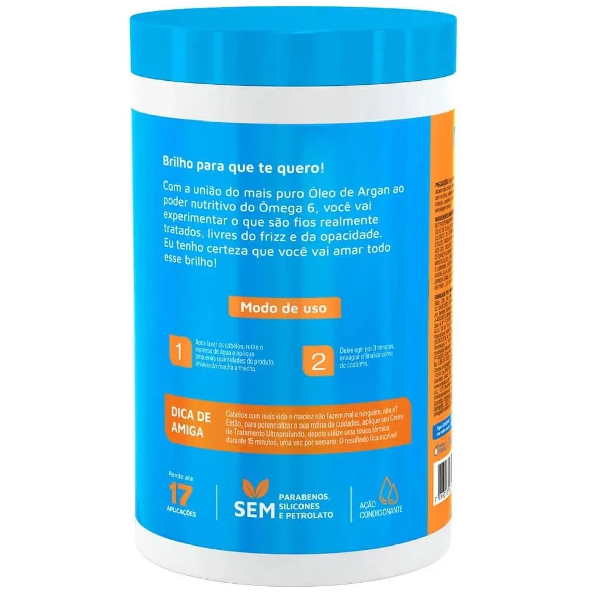 NOVEX - Crema De Tratamiento Oleo De Argán 400gr Novex