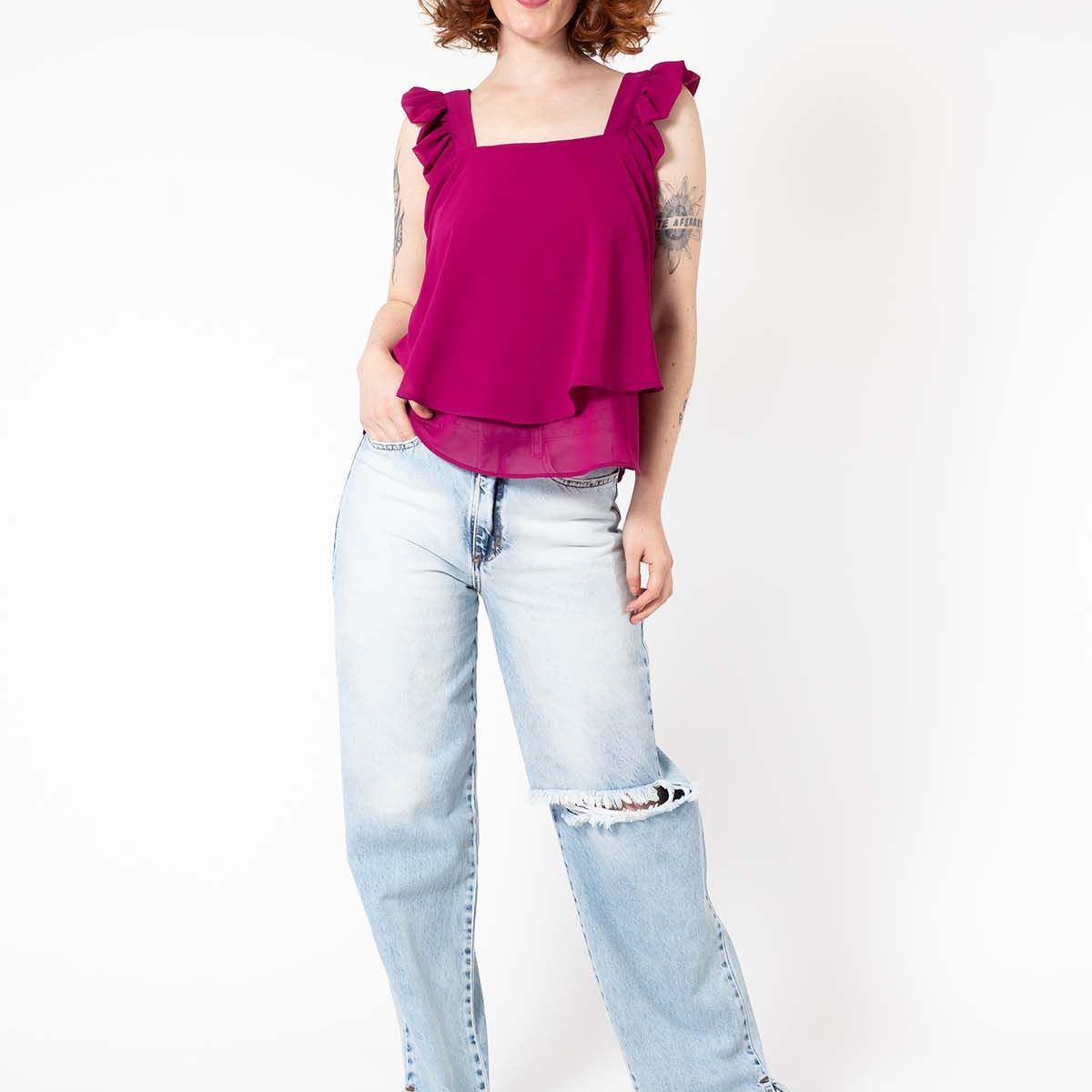 NATALIA SEGUEL - Blusa Noah Burdeo Natalia Seguel