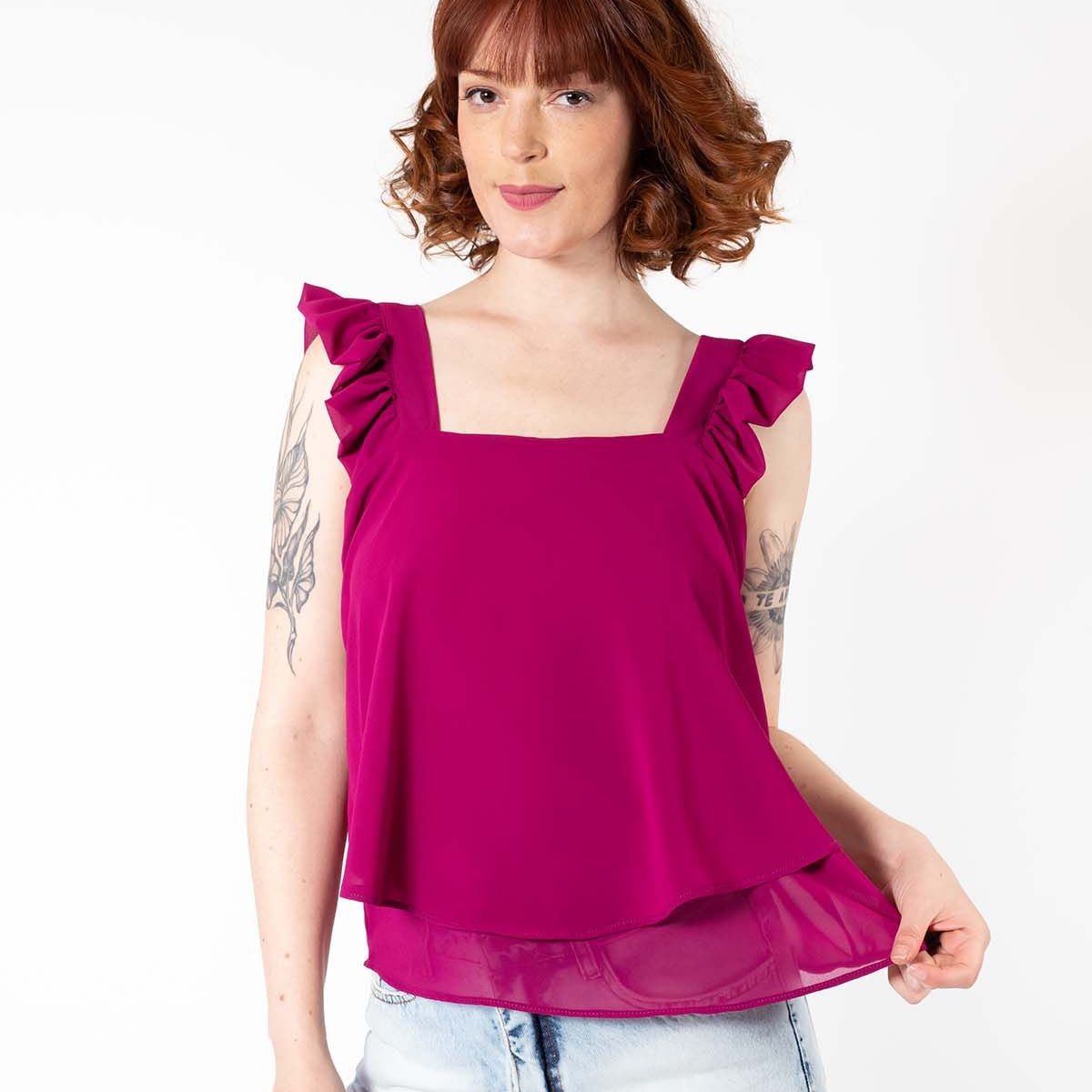 NATALIA SEGUEL - Blusa Noah Burdeo Natalia Seguel