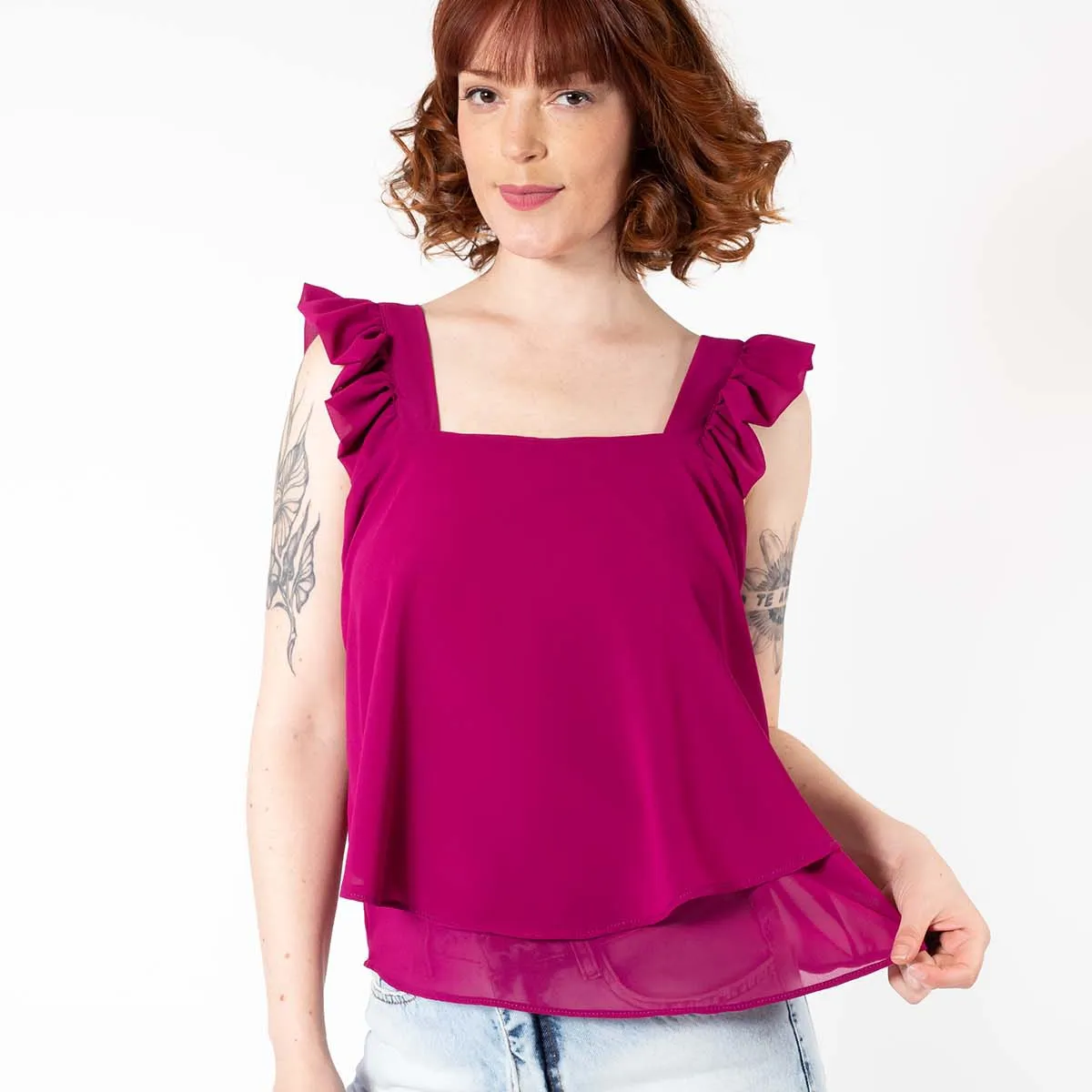 NATALIA SEGUEL - Blusa Noah Burdeo Natalia Seguel