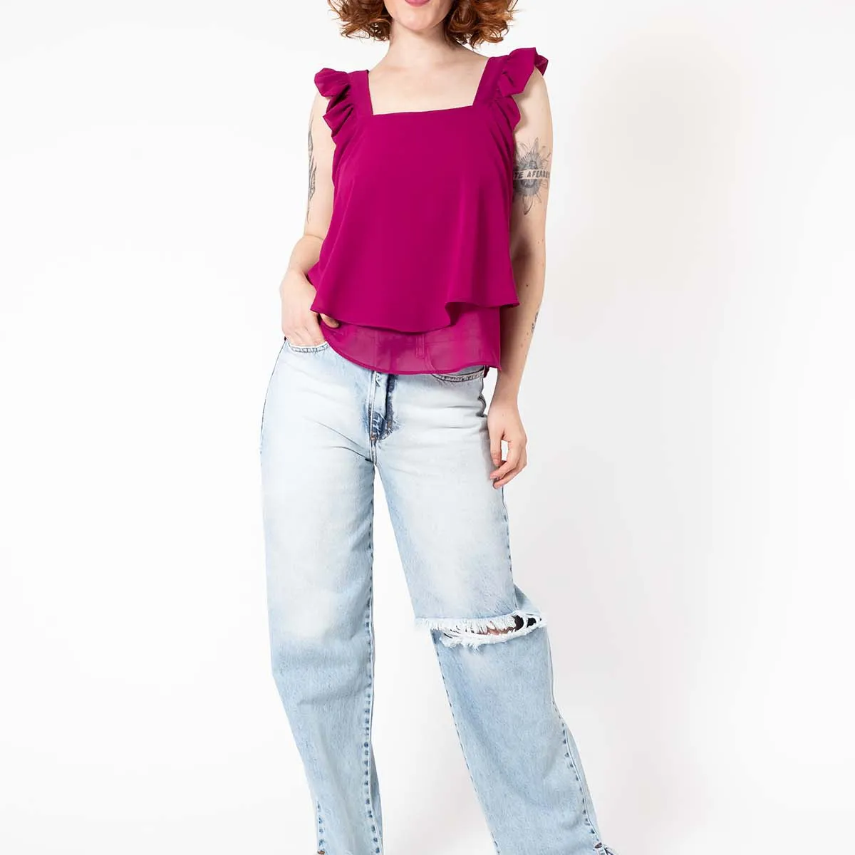 NATALIA SEGUEL - Blusa Noah Burdeo Natalia Seguel