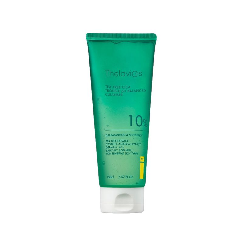 THELAVICOS - Limpiador Facial Coreano Tea Tree CICA Ph Trouble Balanced Astringente.