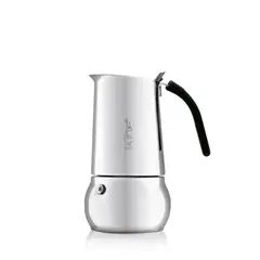 BIALETTI - Cafetera Acero Kitty 4 Tazas 145ml