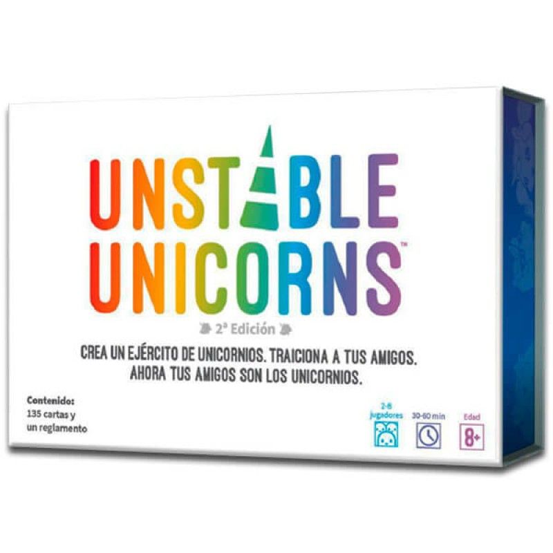 ASMODEE - Juego de Cartas Unstable Unicorns Español