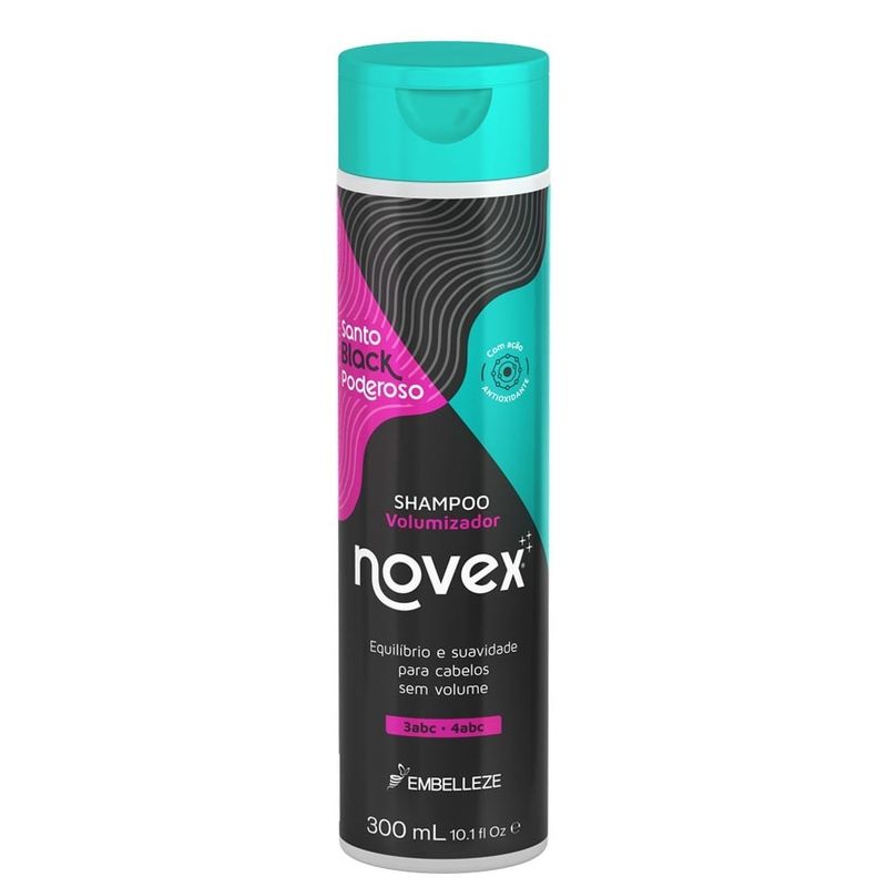 NOVEX - Shampoo Meus Cachos Santo Black Hidratante 300ml