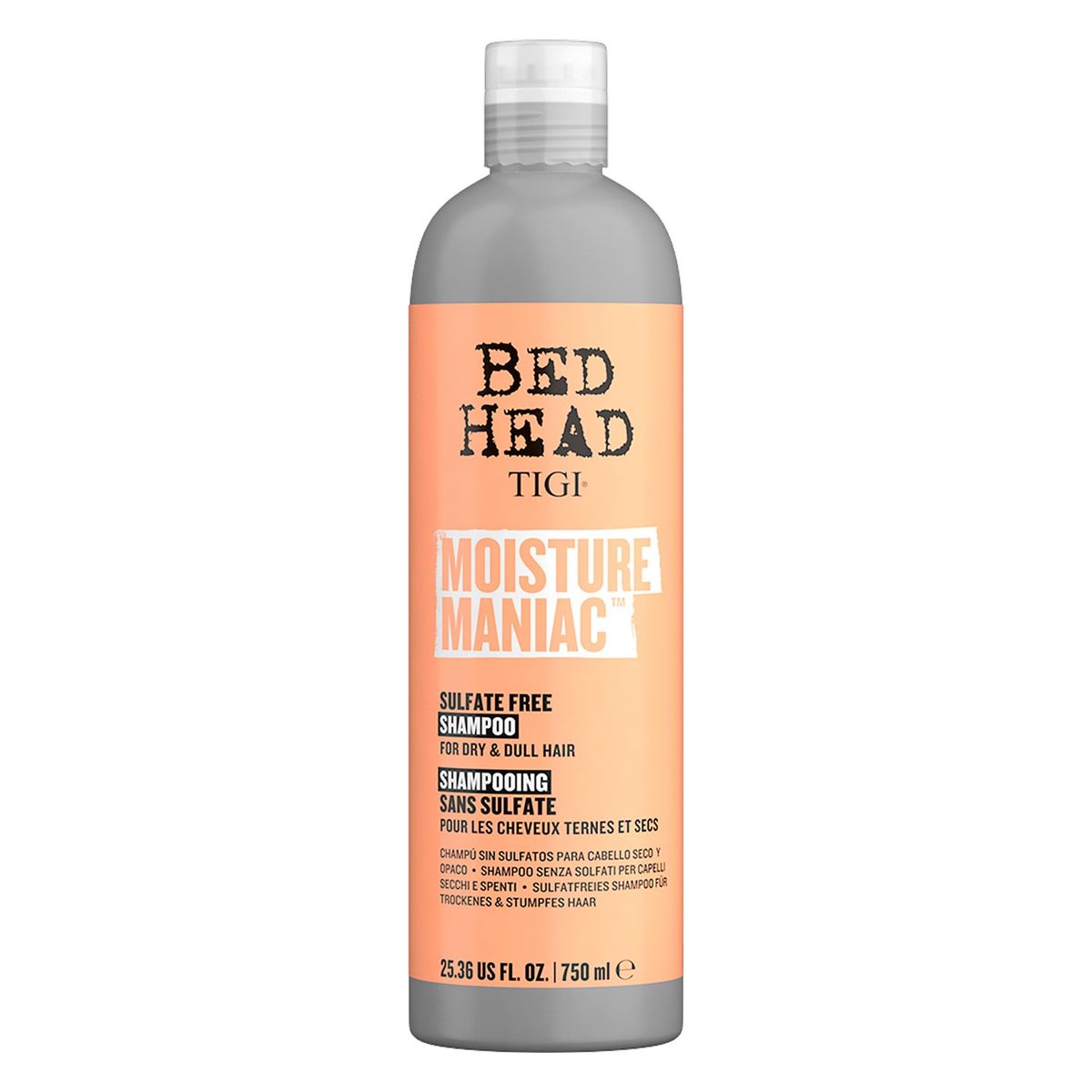 TIGI - Shampoo Hidratación Moisture Maniac - Bed Head By Tigi 700 ml.