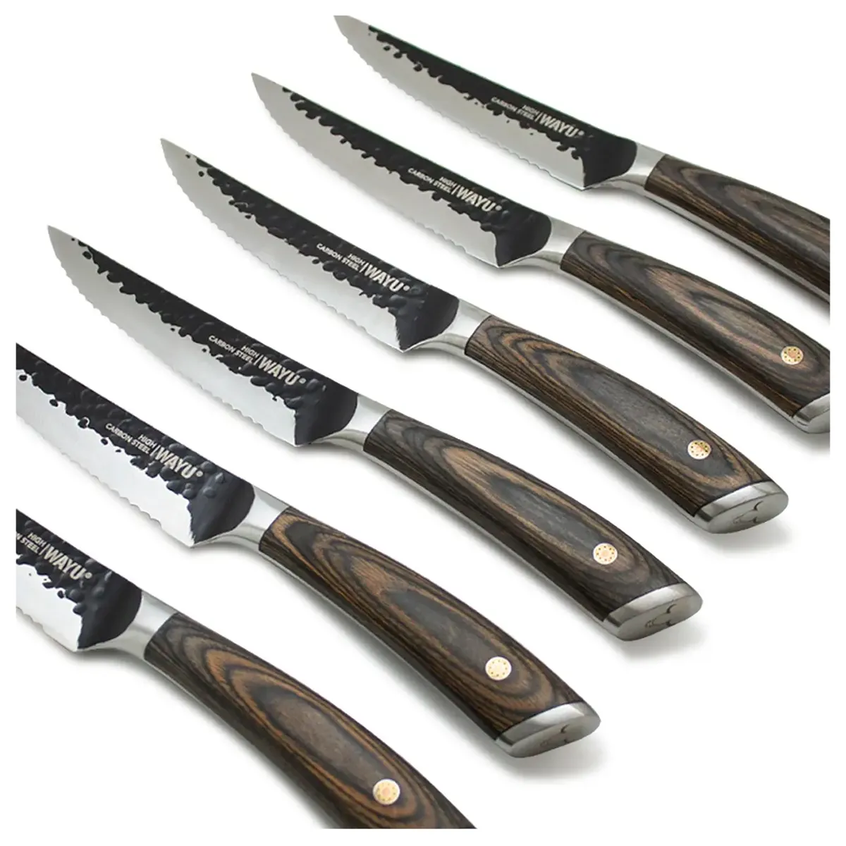 WAYU - Set 6 Cuchillos Hammer - Wayu