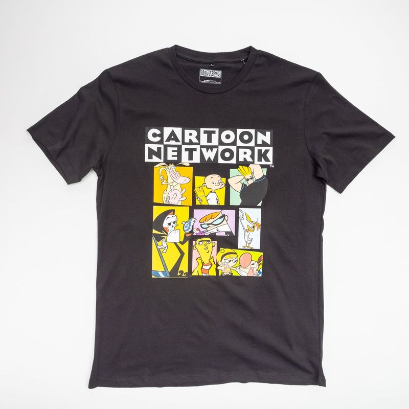 CARTOON NETWORK - Polera Hombre YOU Cartoon Network Logo Negro