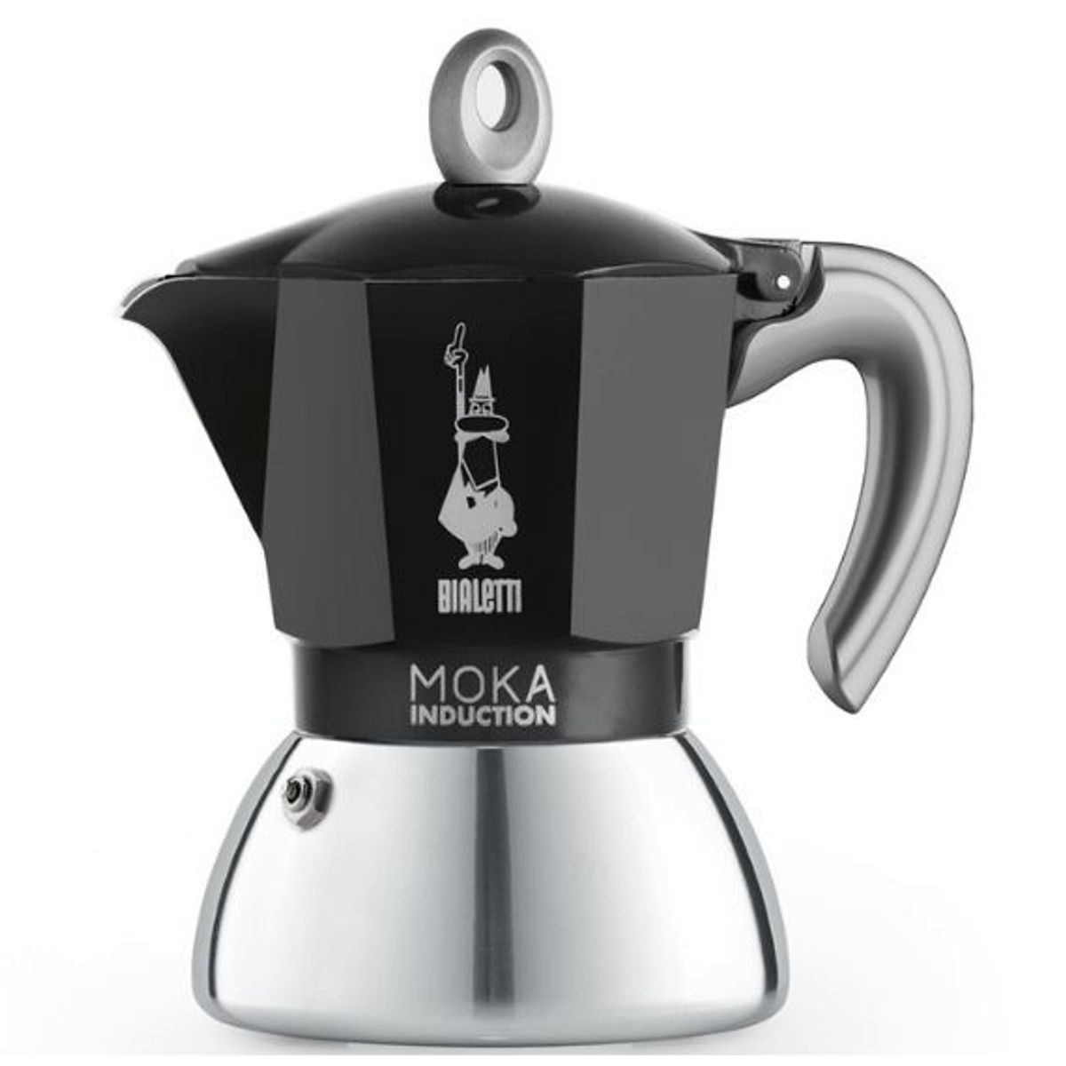BIALETTI - Cafetera Moka Express Para Inducción 6 Tazas Bialetti