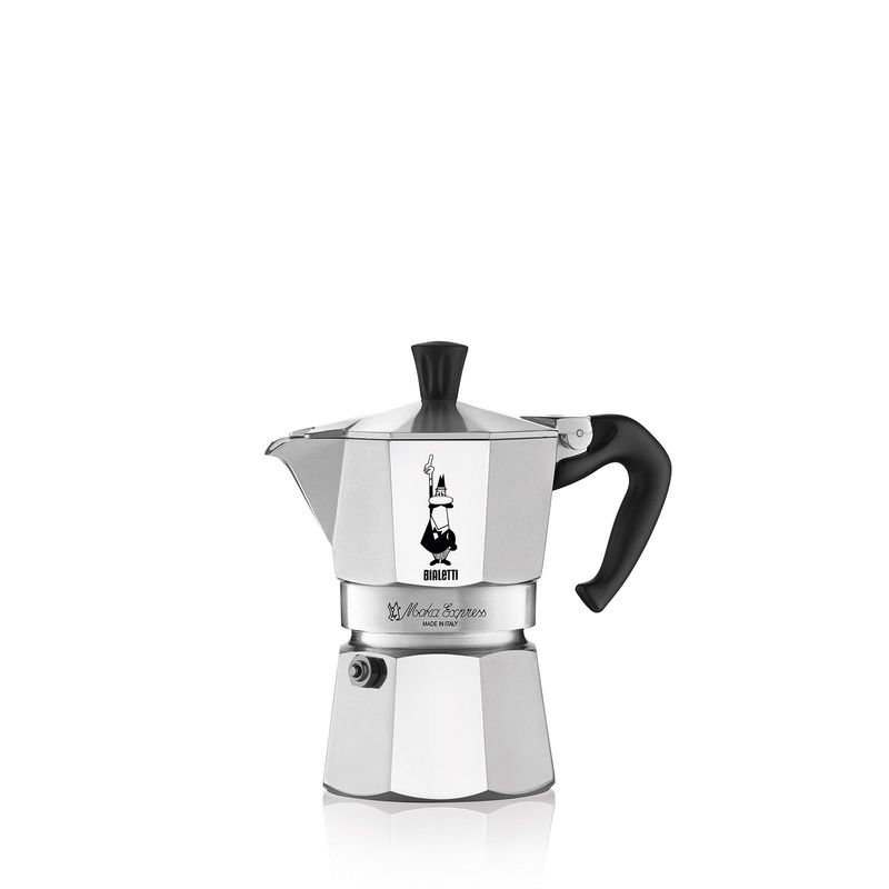 BIALETTI - Cafetera Moka Express 4 Tazas 190ml Bialetti