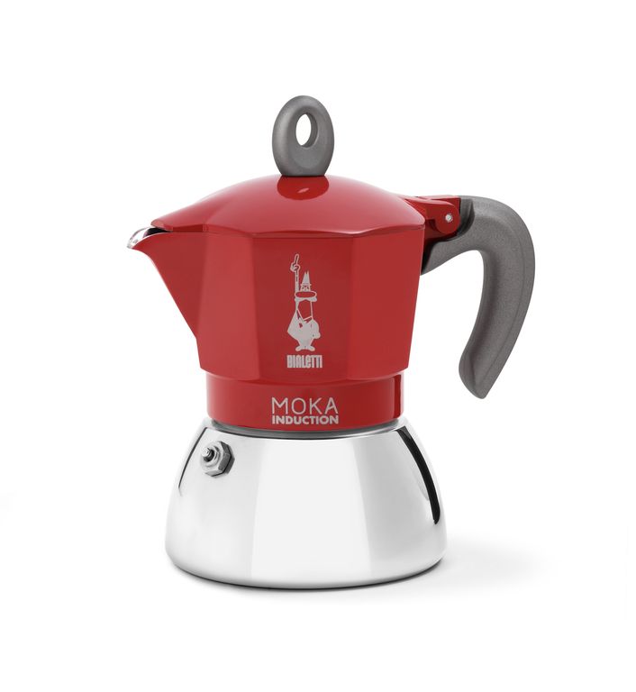 Moka Induccion Roja 2 Tazas 100ml