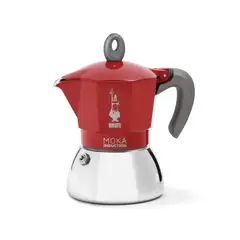 BIALETTI - Moka Inducción Roja 2 Tazas 100ml