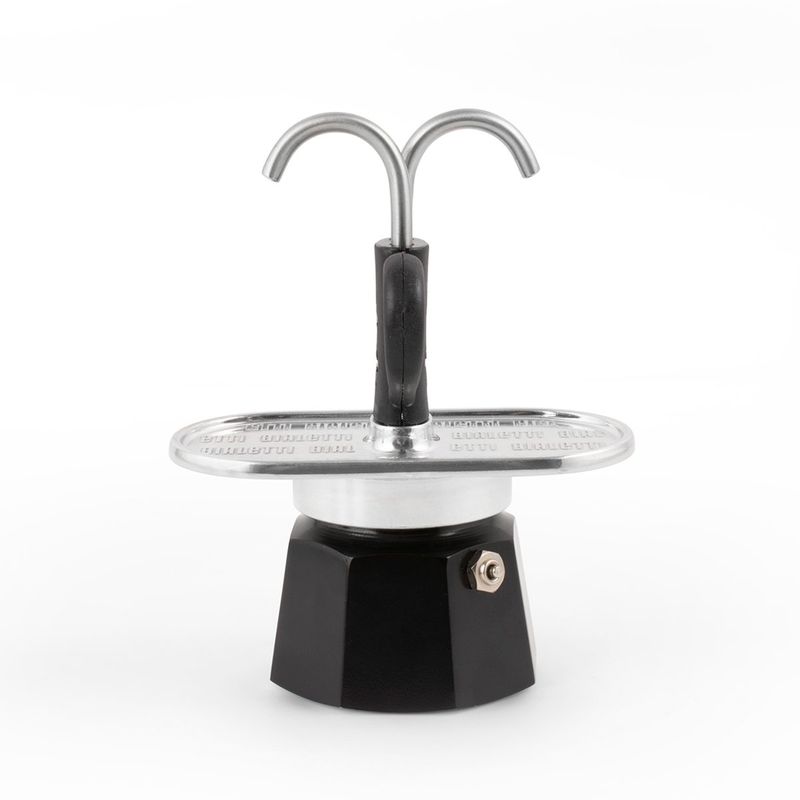 BIALETTI - Cafetera Moka Mini Express Para 2 Tazas 90ml (sin Tazas) Bialetti