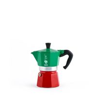 Cafetera Italiana Tricolor 3 Tazas 130ml