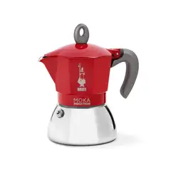 BIALETTI - Moka Inducción Roja 4 Tazas 150ml
