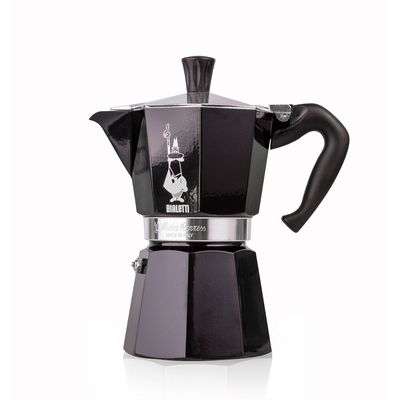 Bialetti Cafetera Italiana 6 Tazas 270Ml Negra