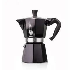 BIALETTI - Cafetera Moka Express 6 Tazas 270ml Negra