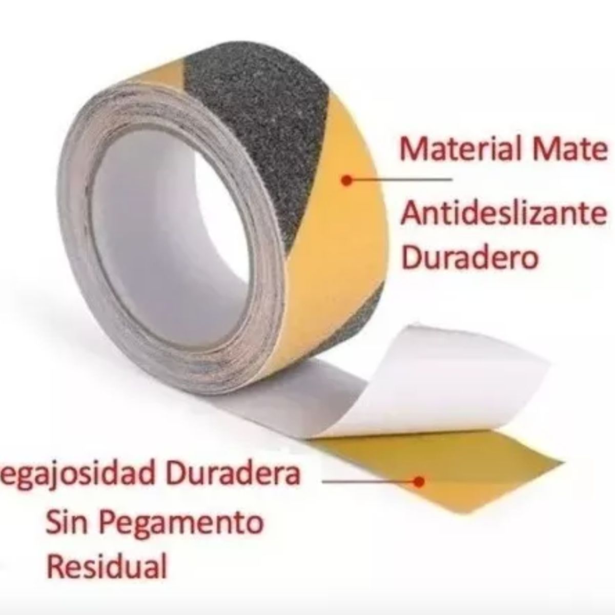 GENERICO - Cinta Seguridad Antideslizante Para Piso Escalera 15 Metros