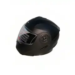 GENERICO - CASCO ABATIBLE CON LENTE TRANSPARENTE Y GAFAS POLARIZADAS