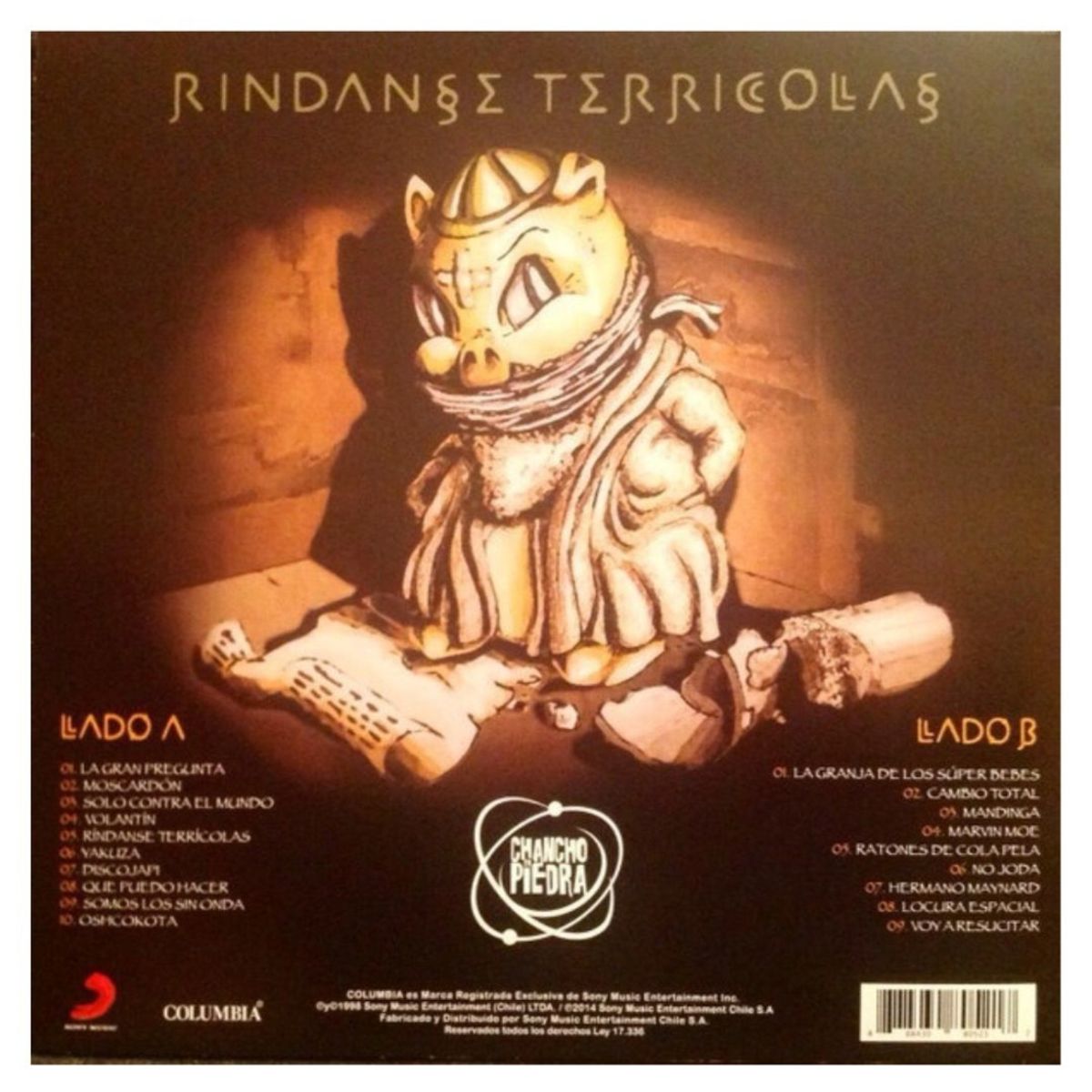 HITWAY MUSIC - CHANCHO EN PIEDRA - RINDANSE TERRICOLAS - VINILO HITWAY MUSIC