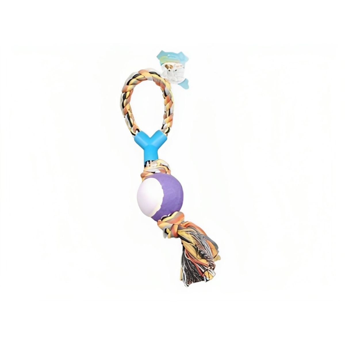 OEM - Juguete para mascota.  Cuerda con pelota.