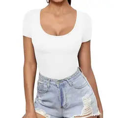 EVERSO - Pack 6 Camiseta Manga Corta Fibra Bambu Mujer