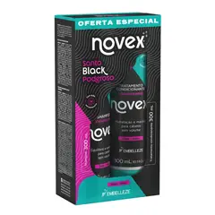NOVEX - Kit Shampoo y Acondicionador Santo Black 2x300ml