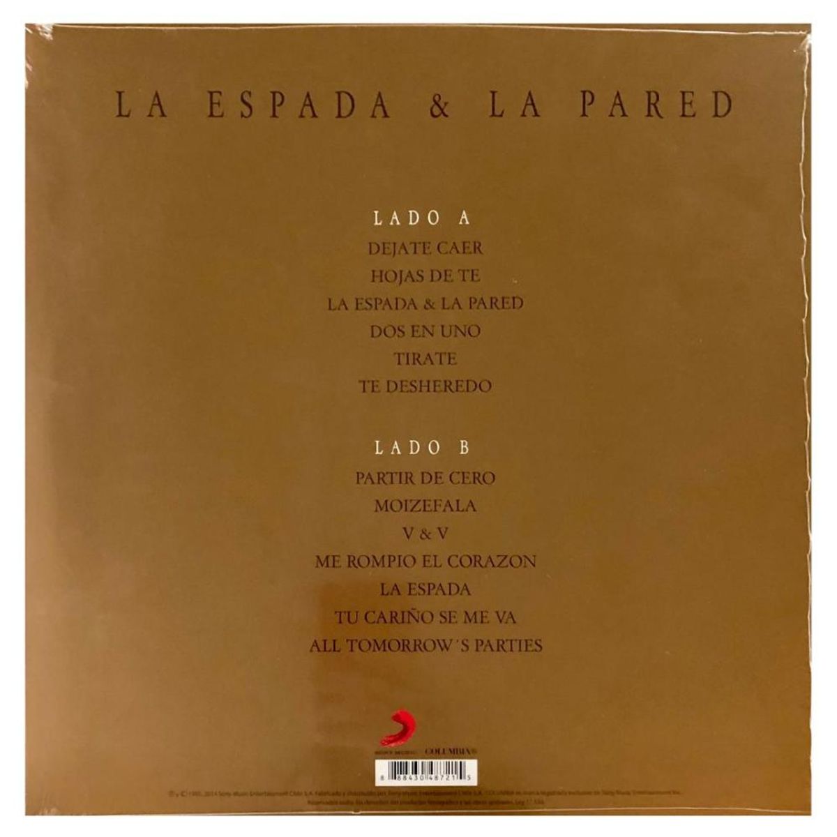 HITWAY MUSIC - LOS TRES - LA ESPADA Y LA PARED - VINILO HITWAY MUSIC