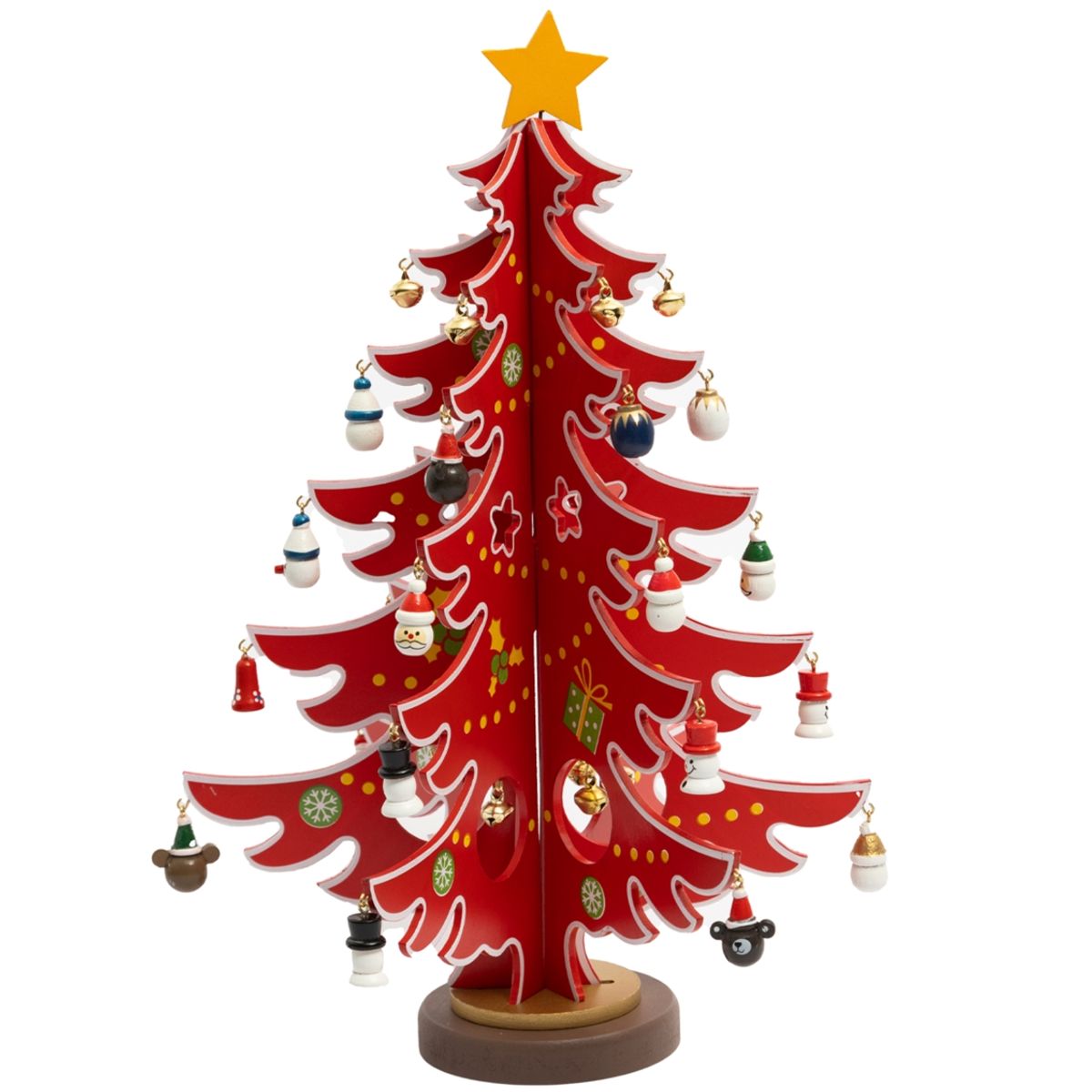 PROPLASTIC - Arbol de madera 35 cms