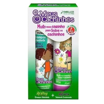 Imagen 2 del producto KIT SHAMPOO Y ACONDICIONADOR MEUS CACHINOS 300ML