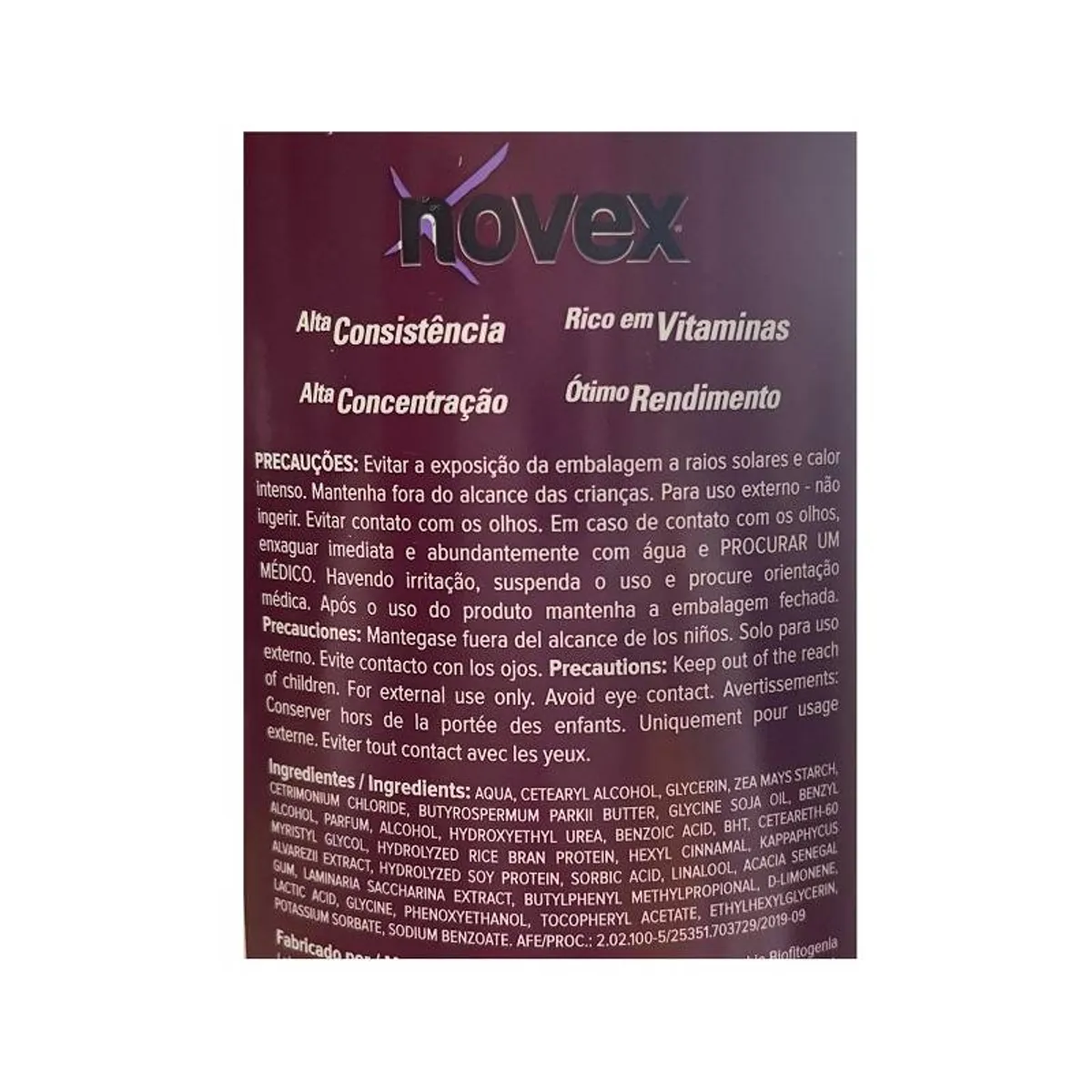 NOVEX - Crema De Tratamiento Infusao De Colágeno 400gr.