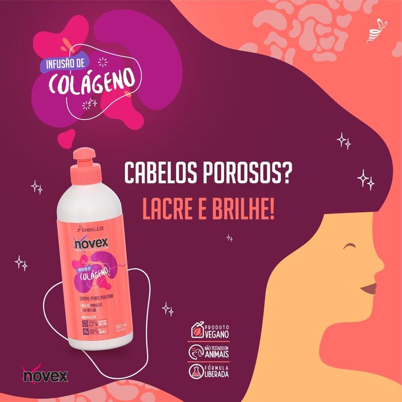 NOVEX - Crema De Peinar Infusao De Colágeno 300ml