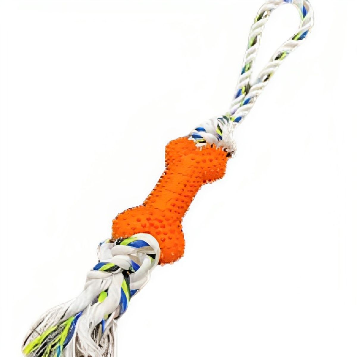 OEM - Juguete mascota.  Cuerda con goma.