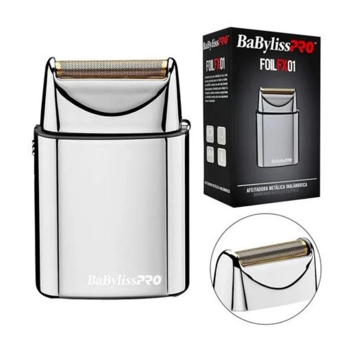 BABYLISS PRO - Máquina Afeitadora Shaver Fx01 Silver